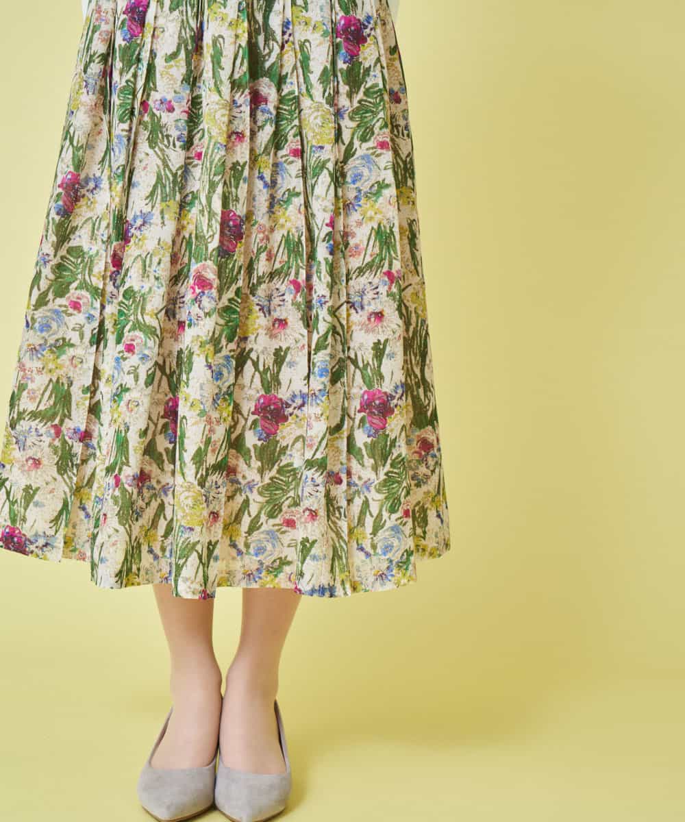 Sybilla シビラ Well Being フラワープリントスカート イトキンオンラインストア