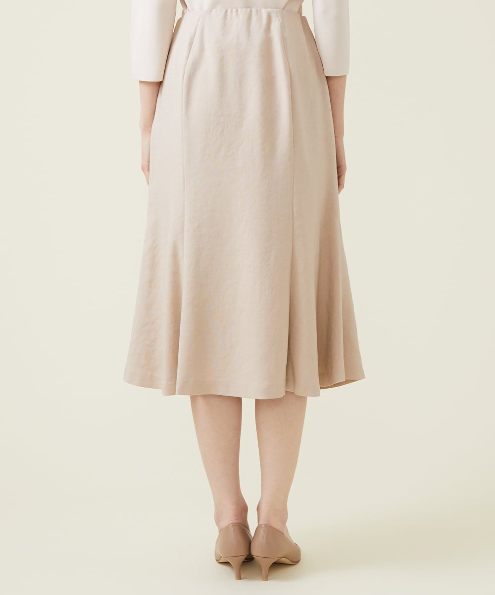 GBHET10330 Sybilla(シビラ) トリアセストレッチスカート ベージュ