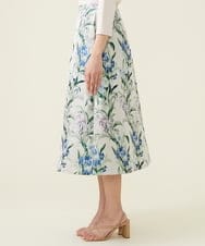 GBHET19490 Sybilla(シビラ) LIMONTAオーキッドジャカードスカート アイボリー