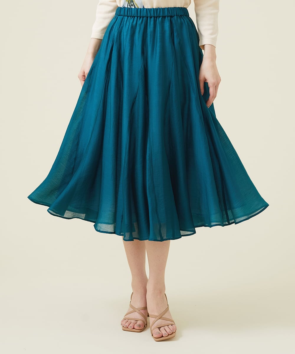 ボリュームフレアスカート(ミモレ丈スカート) | Sybilla(シビラ  