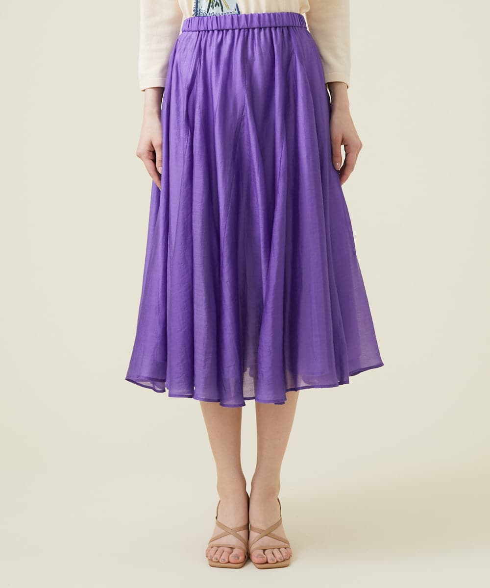 ボリュームフレアスカート(ミモレ丈スカート) | Sybilla(シビラ  