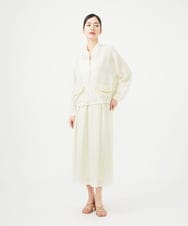 GBHGB03450 Sybilla(シビラ) シアーカラミスカート アイボリー