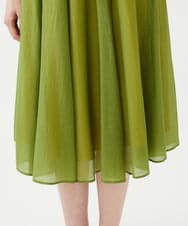 GBHGD42250 Sybilla(シビラ) シアークリンクルスカート グリーン