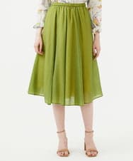 GBHGD42250 Sybilla(シビラ) シアークリンクルスカート グリーン