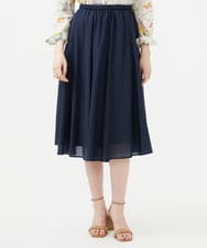 GBHGD42250 Sybilla(シビラ) シアークリンクルスカート ネイビー