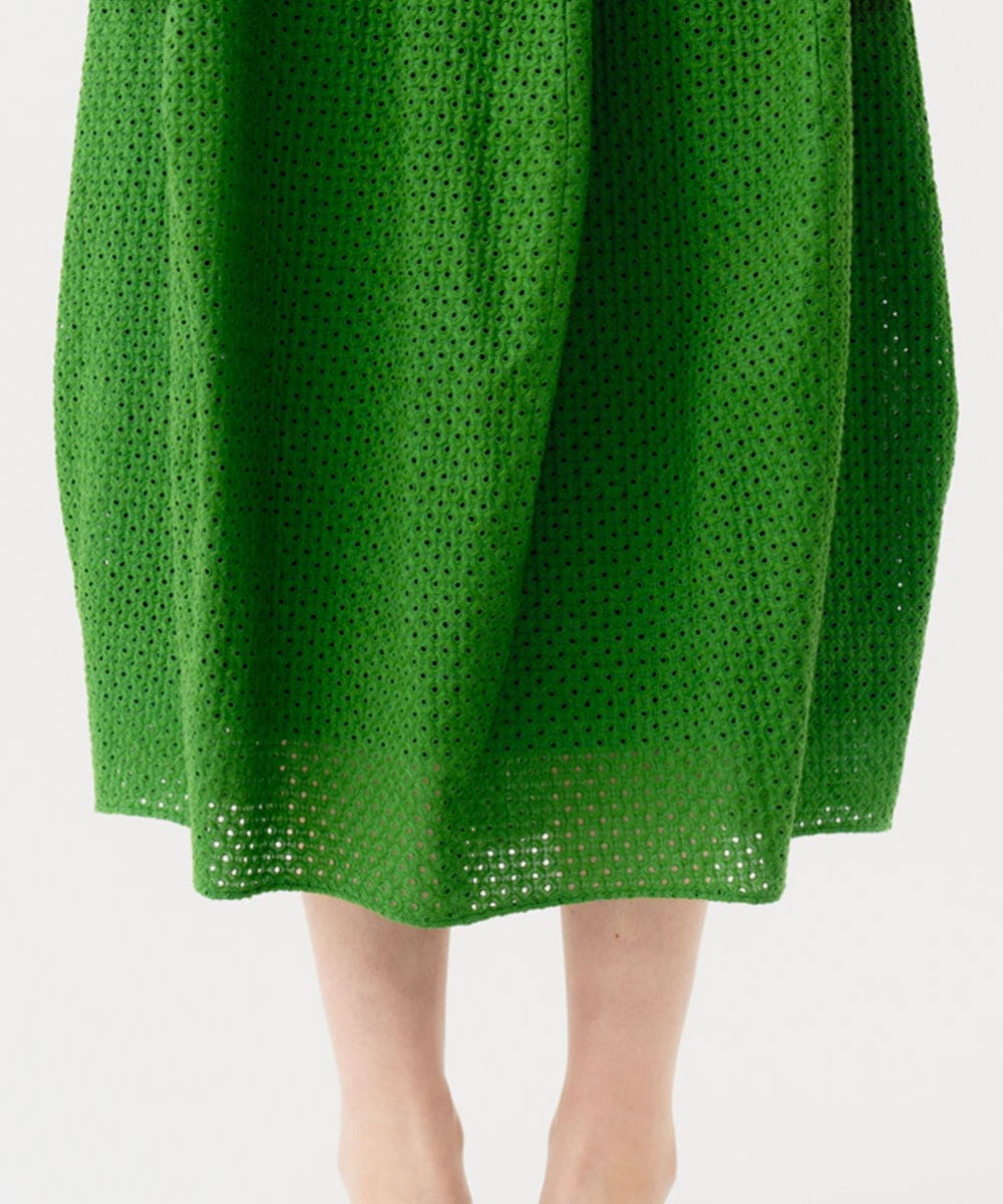 GBHGD45360 Sybilla(シビラ) アイレットレーススカート グリーン