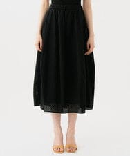 GBHGD45360 Sybilla(シビラ) アイレットレーススカート ブラック