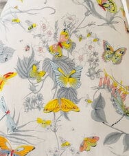 GBHGD94400 Sybilla(シビラ) バタフライ&フラワープリントスカート アイボリー系