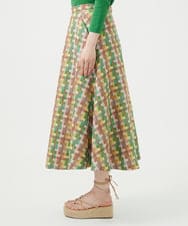 GBHGE05500 Sybilla(シビラ) チェックジャカードスカート マルチカラー