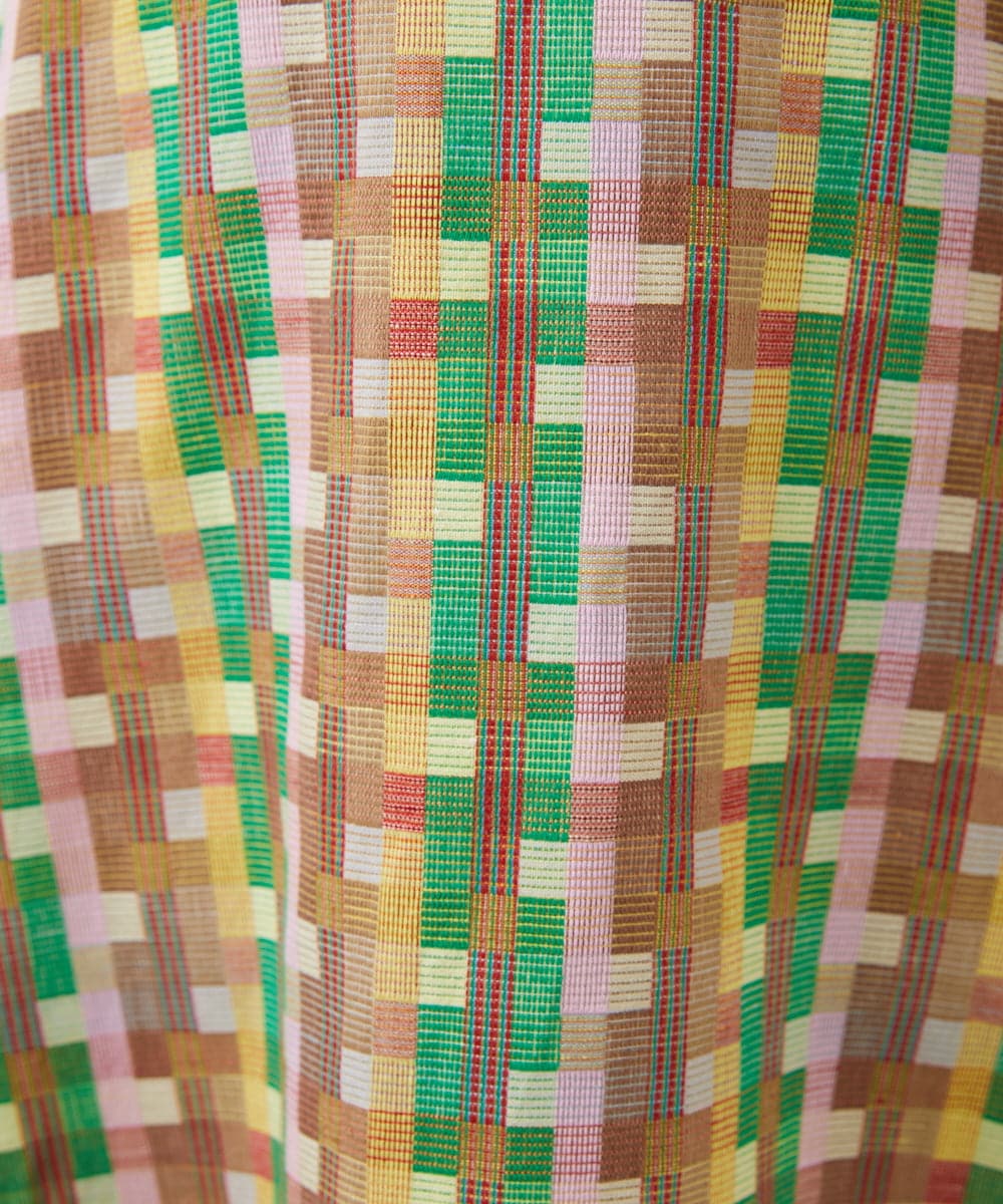 GBHGE05500 Sybilla(シビラ) チェックジャカードスカート マルチカラー