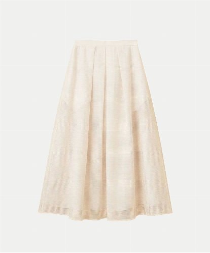 GBHGX16390 Sybilla シアーボーダータックスカート