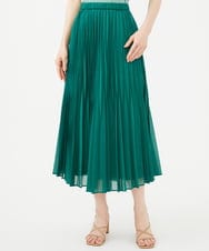 GBHHA30450 Sybilla(シビラ) カールマイヤープリーツスカート グリーン