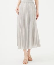 GBHHA30450 Sybilla(シビラ) カールマイヤープリーツスカート ライトグレー