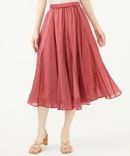 GBHHA70270 Sybilla(シビラ) ボリュームフレアスカート ピンク