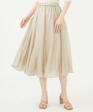 GBHHA70270 Sybilla(シビラ) ボリュームフレアスカート ベージュ
