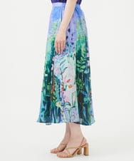 GBHHD02500 Sybilla(シビラ) アートフラワープリントスカート マルチカラー