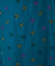 GBHJB01400 Sybilla(シビラ) アスタリスク刺繍スカート ブルーグリーン
