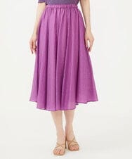 GBHJD42250 Sybilla(シビラ) シアークリンクルスカート パープル