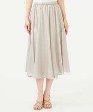 GBHJD42250 Sybilla(シビラ) シアークリンクルスカート ライトグレー