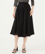 GBHJD42250 Sybilla(シビラ) シアークリンクルスカート ブラック