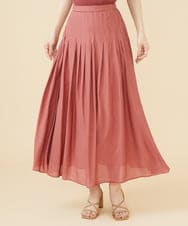 GBHJW04390 Sybilla(シビラ) シルクレーヨンタックスカート ピンク