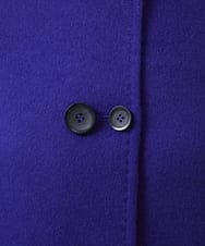 GBJAB06790 Sybilla(シビラ) 【WINTER BLUE】ダブルボタンショートリバーコート ブルー