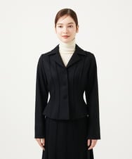 GBJAE32500 Sybilla(シビラ) ピンタックデザインジャケット ブラック