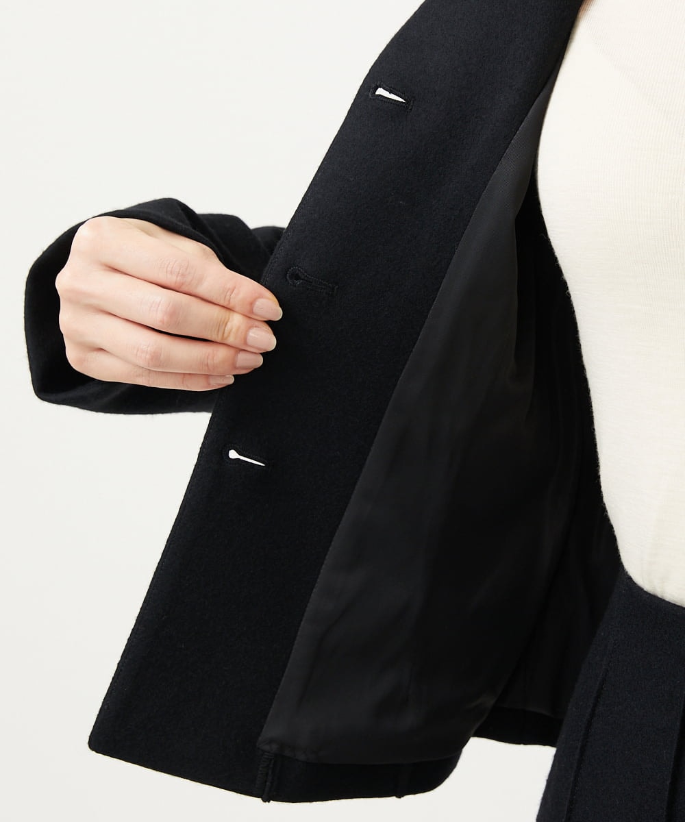 GBJAE32500 Sybilla(シビラ) ピンタックデザインジャケット ブラック