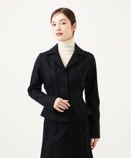 GBJAE32500 Sybilla(シビラ) ピンタックデザインジャケット ブラック