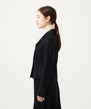 GBJAE32500 Sybilla(シビラ) ピンタックデザインジャケット ブラック