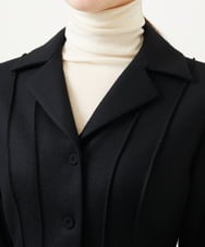 GBJAE32500 Sybilla(シビラ) ピンタックデザインジャケット ブラック