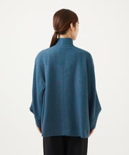 GBJAE40800 Sybilla(シビラ) スタンドカラーツイードショートコート ブルー系