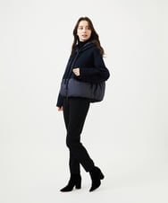 GBJAF32630 Sybilla(シビラ) ウールドッキングショートダウン ネイビー