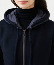 GBJAF32630 Sybilla(シビラ) ウールドッキングショートダウン ネイビー