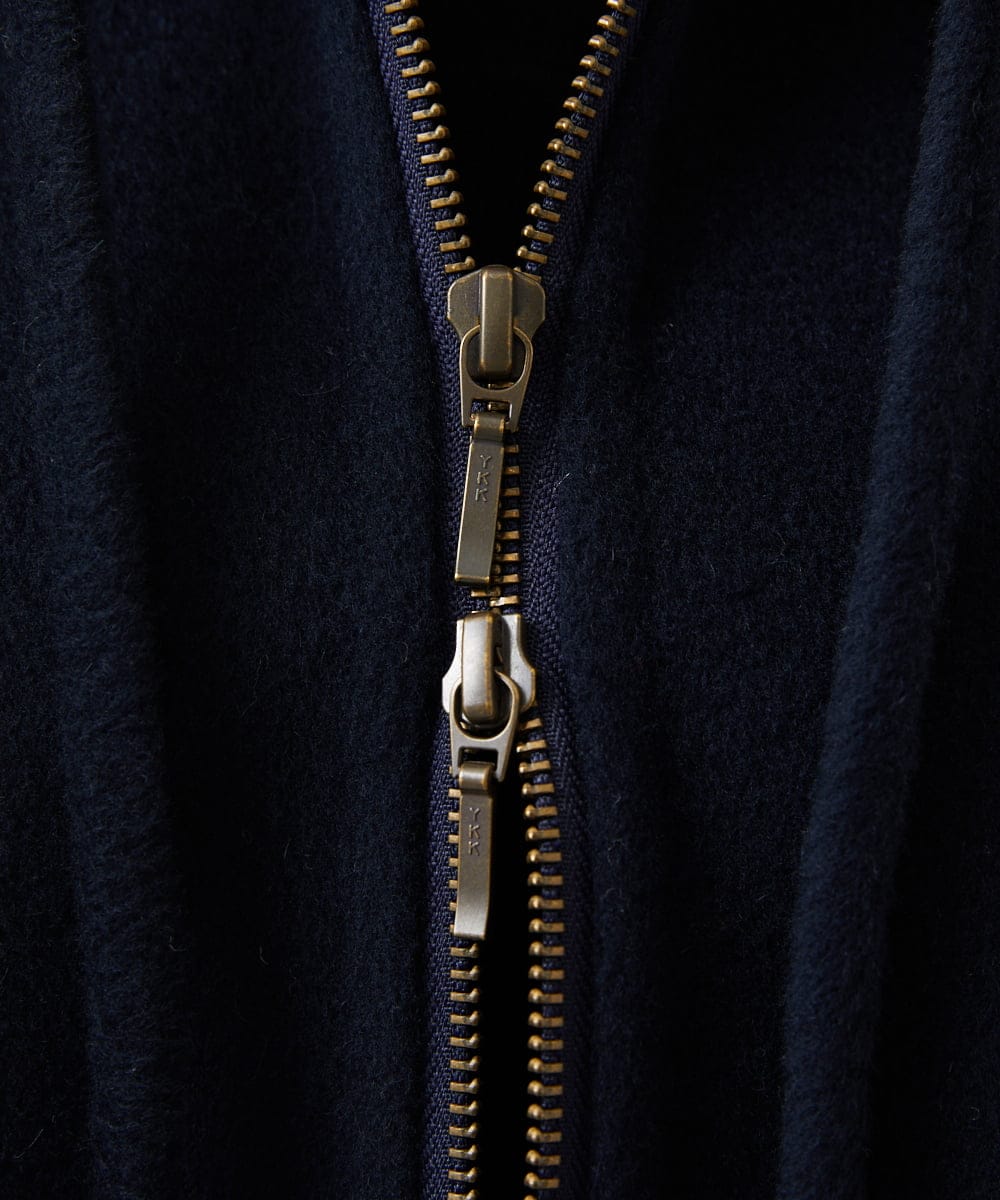 GBJAF32630 Sybilla(シビラ) ウールドッキングショートダウン ネイビー