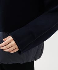 GBJAF32630 Sybilla(シビラ) ウールドッキングショートダウン ネイビー