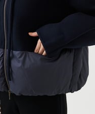 GBJAF32630 Sybilla(シビラ) ウールドッキングショートダウン ネイビー