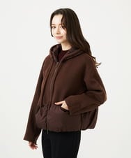 GBJAF32630 Sybilla(シビラ) ウールドッキングショートダウン ブラウン