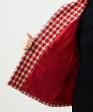 GBJAF34800 Sybilla(シビラ) チェック柄ショートコート レッド系