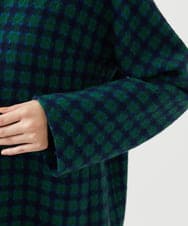 GBJAF34800 Sybilla(シビラ) チェック柄ショートコート グリーン系