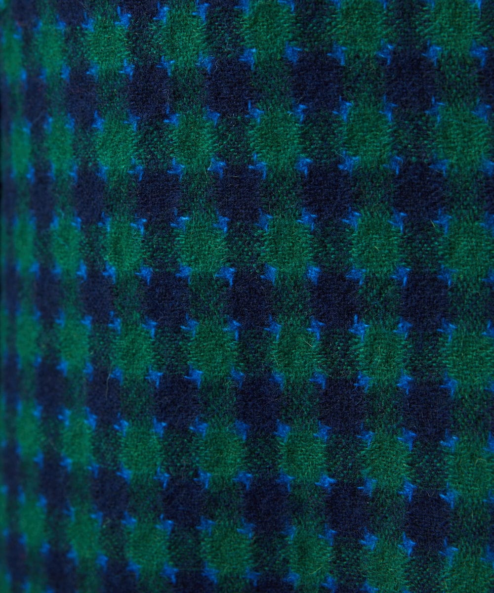 GBJAF34800 Sybilla(シビラ) チェック柄ショートコート グリーン系