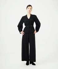 GBJAG02540 Sybilla(シビラ) ジョーゼットフォルムスリーブジャケット ブラック