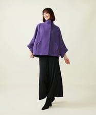 GBJAI08700 Sybilla(シビラ) 【先行予約】デザインスリーブショートコート パープル