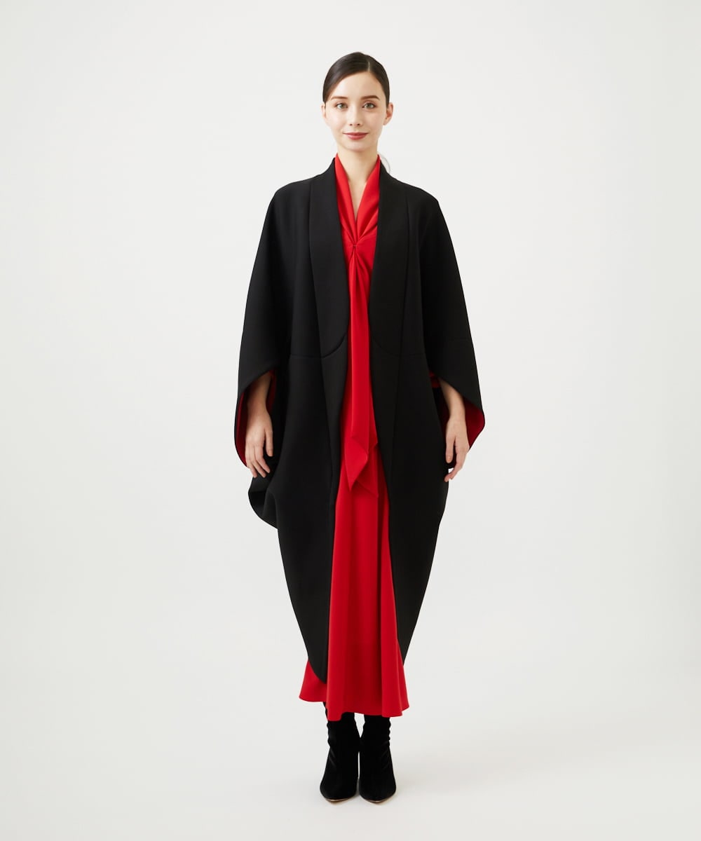 GBJCD01630 Sybilla(シビラ) スポンディッシュコクーンコート ブラック