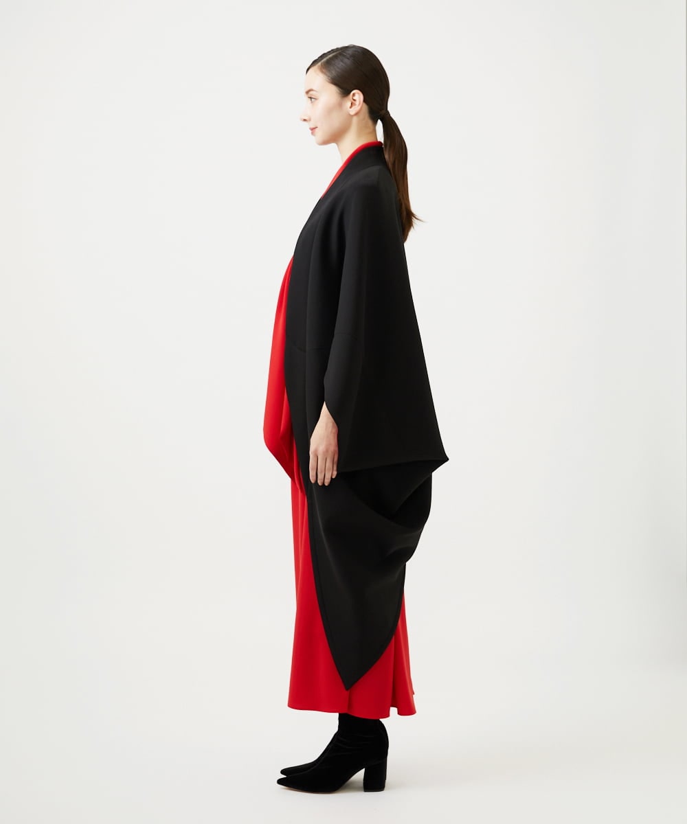 GBJCD01630 Sybilla(シビラ) スポンディッシュコクーンコート ブラック