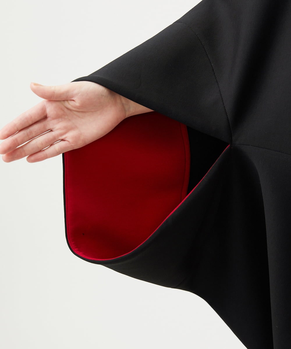 GBJCD01630 Sybilla(シビラ) スポンディッシュコクーンコート ブラック