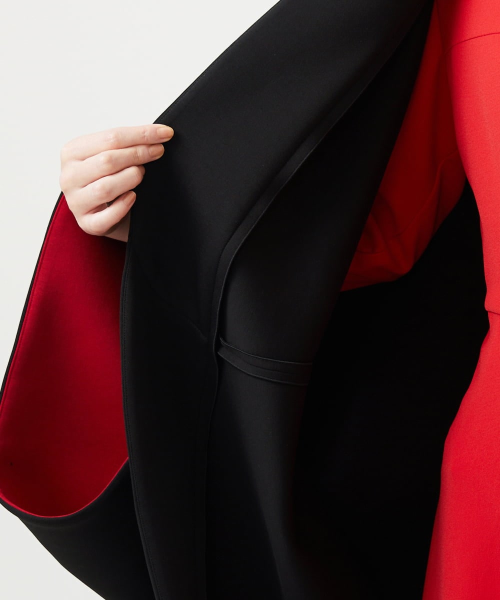 GBJCD01630 Sybilla(シビラ) スポンディッシュコクーンコート ブラック