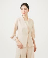 GBJEE01540 Sybilla(シビラ) スリットスリーブジャケット ピンクベージュ