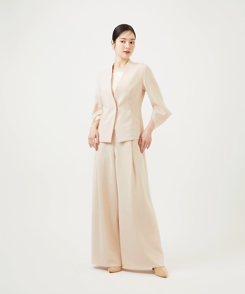 GBJEE01540 Sybilla(シビラ) スリットスリーブジャケット ピンクベージュ