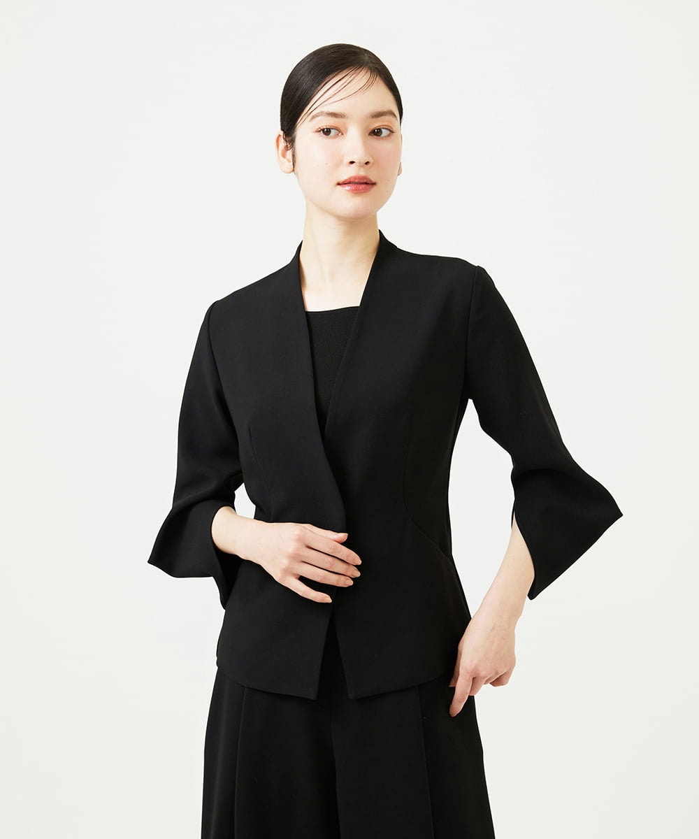 GBJEE01540 Sybilla(シビラ) スリットスリーブジャケット ブラック